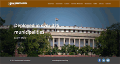 Desktop Screenshot of egovernments.org